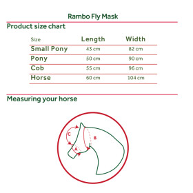 Horseware Rambo Flymask Plus