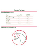 Horseware Rambo Flymask Plus Vollbl. - Cob