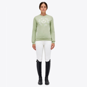Cavalleria Toscana Damen Sweatershirt Pixel Orbit Neck